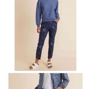 Marine Layer small tropical Floral Patterned Pants Allison pant
